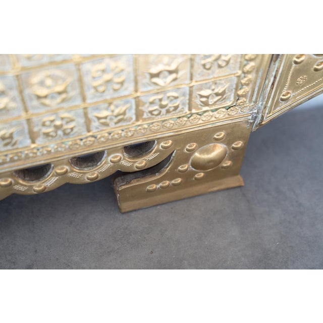 Turkish Shoe Polisher in Brass, 1970s For Sale - Image 12 of 18