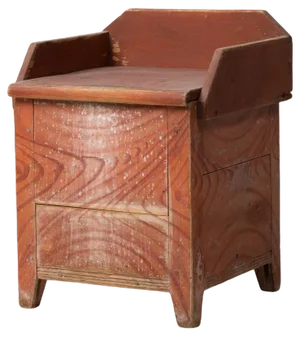 Antique Swedish Folk Art Childrens Chair
