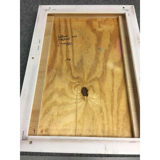 William Finlayson Jr. Framed Mixed Media Painting Titled : Every Day Now 2015 For Sale - Image 12 of 12