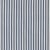 Schumacher Brigitte Stripe Fabric in Navy For Sale
