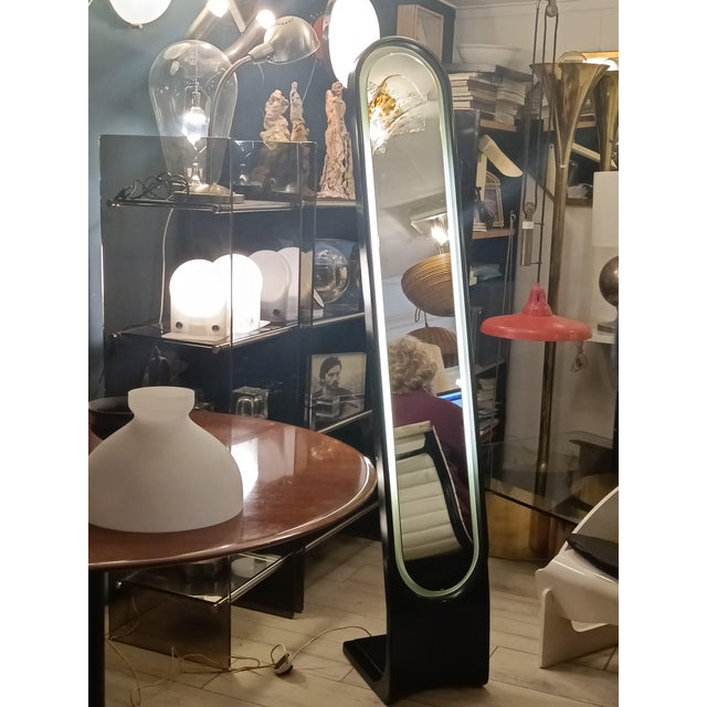 Venus Backlit Floor Mirror by Martino Perego for Rima Desio, Italy, 1970s For Sale - Image 6 of 9