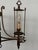 Neoclassical Empire Brass and Glass Chandelier, 1950s For Sale - Image 9 of 18