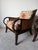 Mid-Century Modern Palecek Coastal Organic Rattan & Cane Lounge Armchairs With Leather-Wrapped Details – Pair For Sale - Image 3 of 12