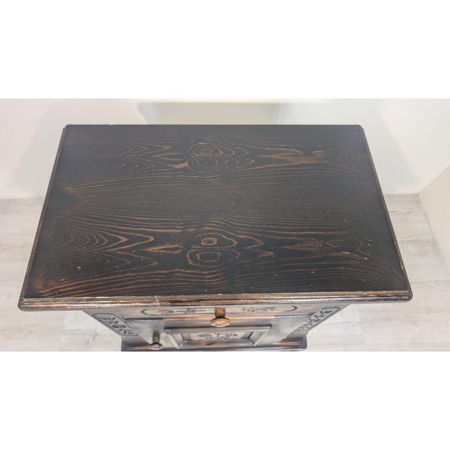 Rustic Wood Cabinet from Voglaner, 1968 For Sale - Image 9 of 14