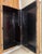 English Antique Solid Oak Trunk With Riveted Corners For Sale - Image 3 of 3