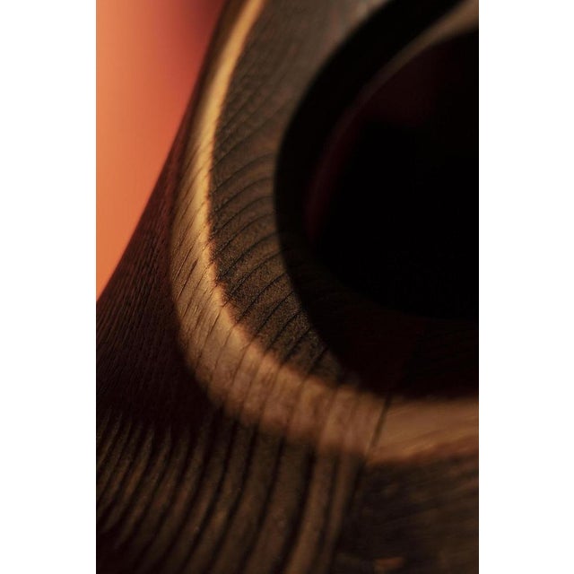 Contemporary Organic Abstract Wood MirrorMine Wall Mirror by Ana Fatia for October Gallery For Sale - Image 3 of 6