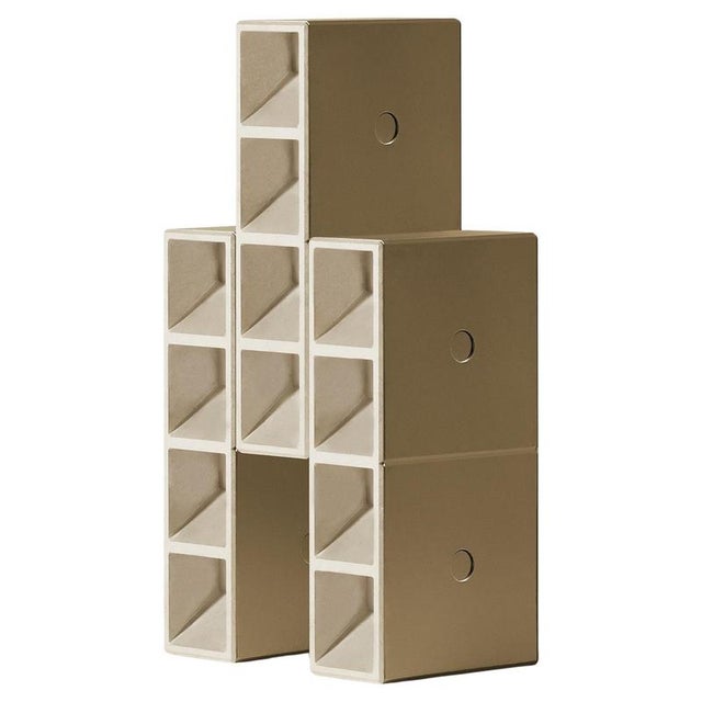 Aluminium Champagne Painted Tsai Table Lamp by Mario Tsai for Cassina For Sale - Image 18 of 18