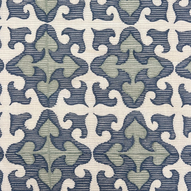 Hand Printed Raoul Textiles Jules Linen Fabric- By the Yard