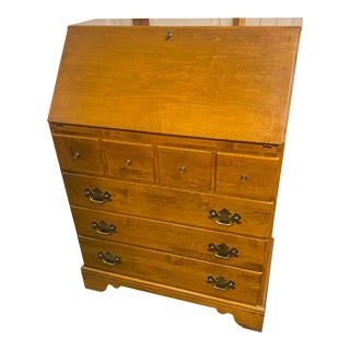 Late 20th Century Ethan Allen Secretary Desk For Sale