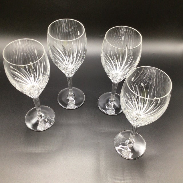 Noritake "Moondust" Wine Glasses-Set of 4 For Sale - Image 12 of 12
