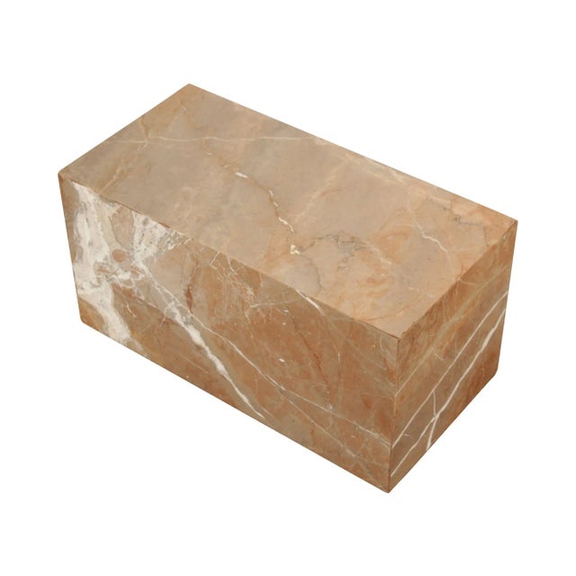 Contemporary Marble Block Coffee or Low Table For Sale - Image 13 of 13
