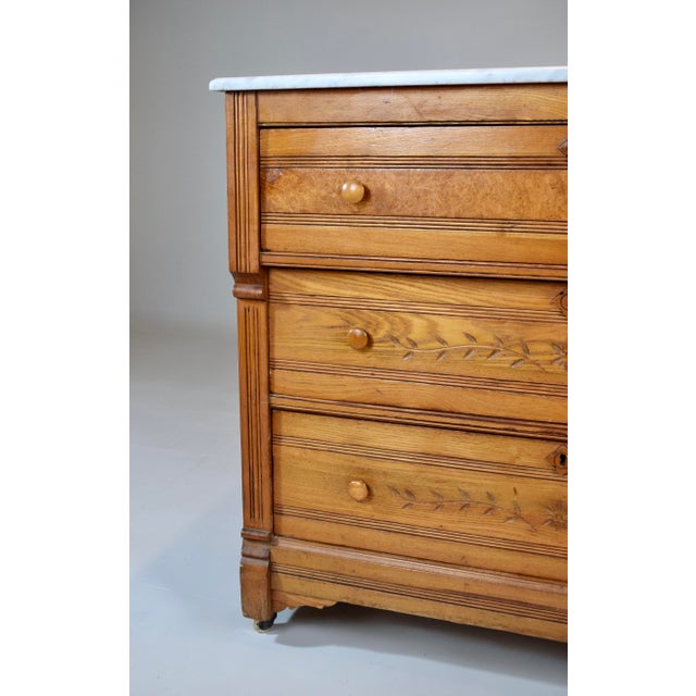 Mid 19th Century Late Victorian Aesthetic Period Eastlake Cottage Dresser For Sale - Image 5 of 14