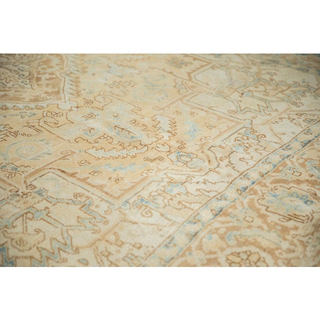 Rustic Vintage Distressed Heriz Carpet - 7'3" X 11' For Sale - Image 3 of 14