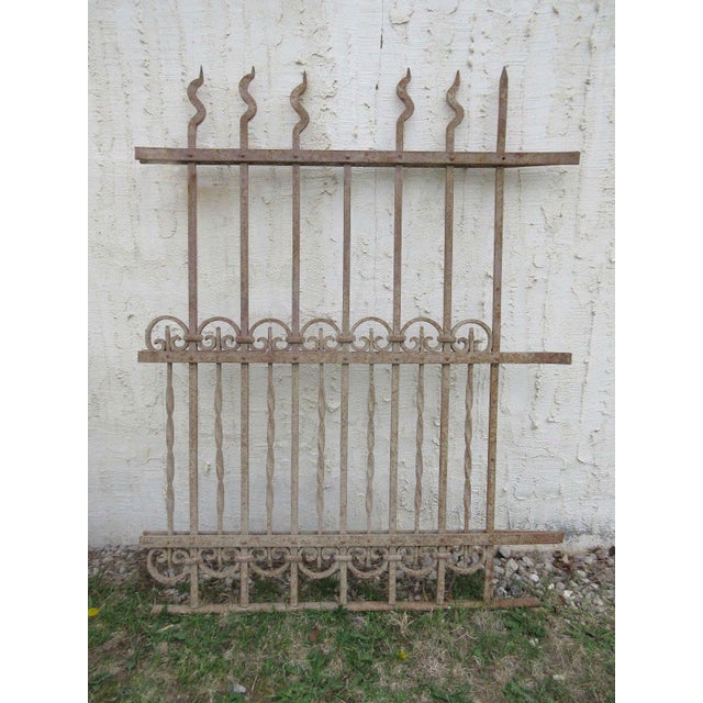 Wonderful piece of Architecture. Heavy, tight and sturdy... piece does show signs of age related wear including rust,...