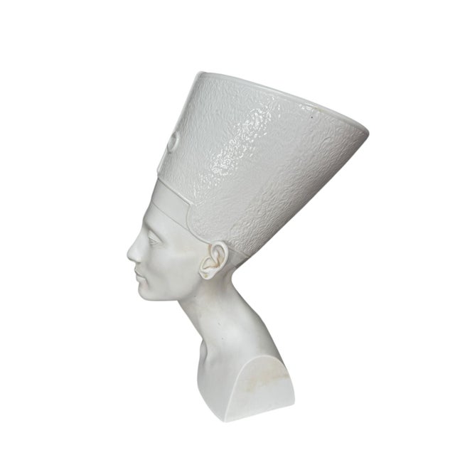Ceramic Mid-Century Modern Bust of Nefertiti from Rosenthal, Germany, 1960s For Sale - Image 7 of 11