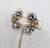 1960s Vintage 1960s Signed Ornella Italy Clear Beaded Clear & Faux-Citrine Clip Earrings-2 Pieces For Sale - Image 5 of 8