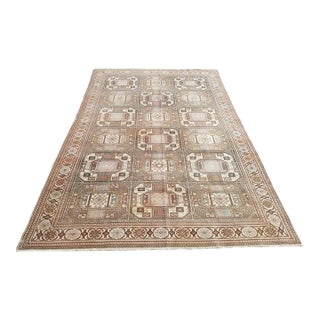 1960s Oushak Geometic Anatolian Carpet For Sale