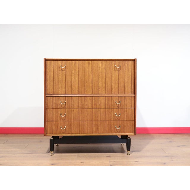 Mid Century Modern Vintage Teak Dresser Bar Cart Cocktail Cabinet by G Plan For Sale - Image 4 of 13