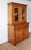 Farmhouse 1930s Rustic Pine Farmhouse Kitchen Cabinet | Stepback Cupboard For Sale - Image 3 of 3