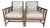 A sculptural pair of vintage rattan lounge chairs by McGuire Furniture Company, San Francisco. Classic McGuire...