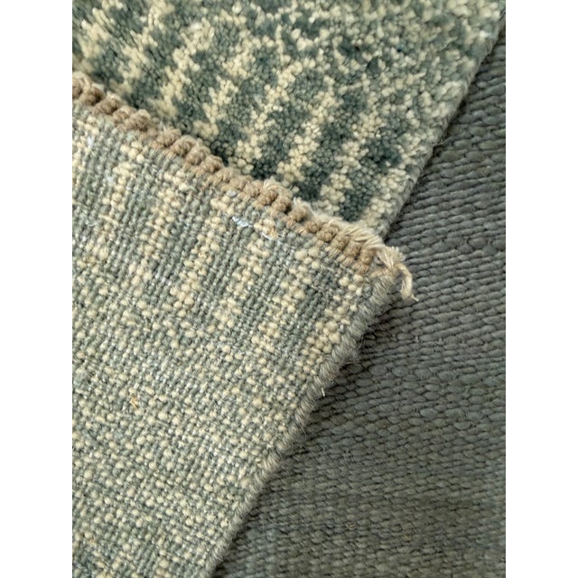 Gray 3ft 1in × 5ft 2in Flat Weave Area Rug For Sale - Image 8 of 12