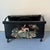 Late 20th Century Hand Painted Tole Equestrian Horse Magazine Rack Black Metal Vintage For Sale - Image 12 of 12