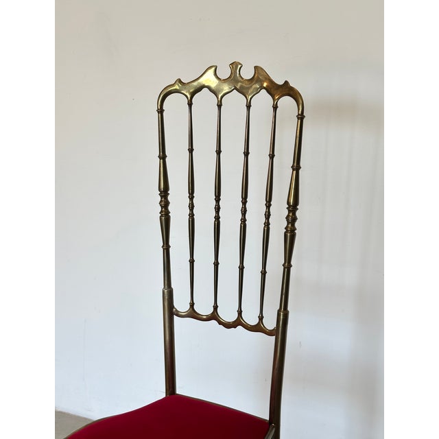 Vintage Brass Chair, 1950s For Sale - Image 10 of 13