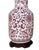 Wood Mid 20th Century Chinoiserie Ginger Jar Table Lamp Rose Floral Scroll Wood Base For Sale - Image 7 of 7