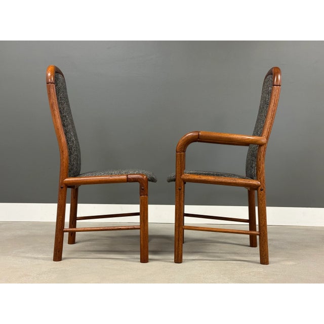 Danish Modern Teak Dining Chairs - Set of 8 For Sale - Image 4 of 8