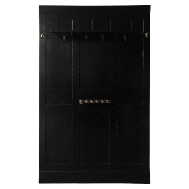 Black European Hall Rack For Sale - Image 8 of 8