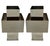 Pair of Polished Chrome Cubist Table Lamps, After Willy Rizzo, Italy, 20th Century This pair of polished chrome Cubist...