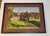 Boho Chic Hokey Ny? 1953 Watercolor of a Rural Landscape With a Church in a Village in Autumn For Sale - Image 3 of 8