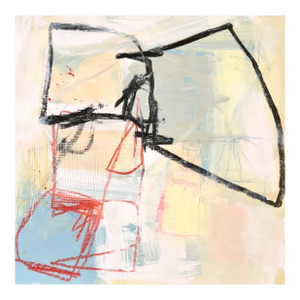 Sarah Trundle, Contemporary Abstract Painting, "Meeting Point"