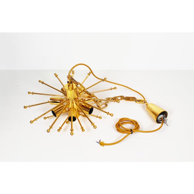 Kalmar Murano Glass and Brass Palazzo Chandelier by Kalmar, Austria, 1970s For Sale - Image 4 of 13