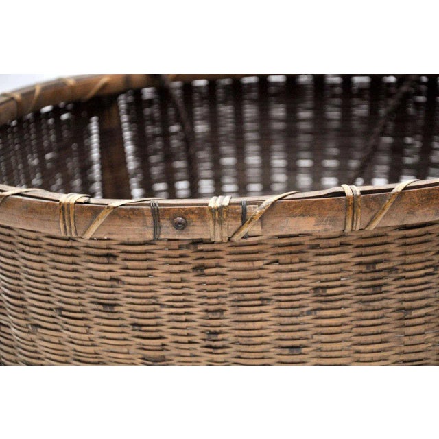 Mid 20th Century 20th Century Japanese Fishing Basket For Sale - Image 5 of 9