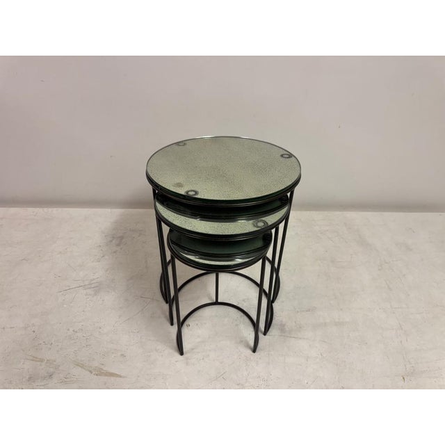 2000 - 2009 Nesting Tables by Porta Romana, 2000s, Set of 3 For Sale - Image 5 of 17
