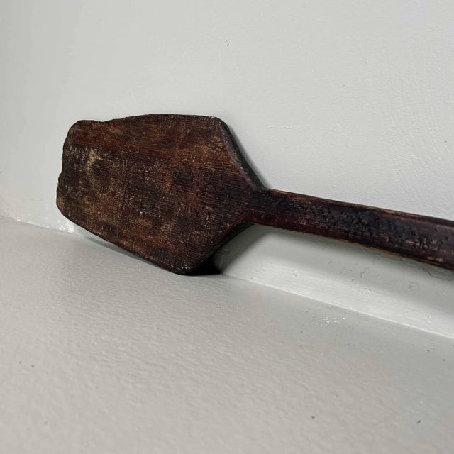 Antique Wooden Shovel/Paddle, Japan, 1890s For Sale - Image 9 of 10