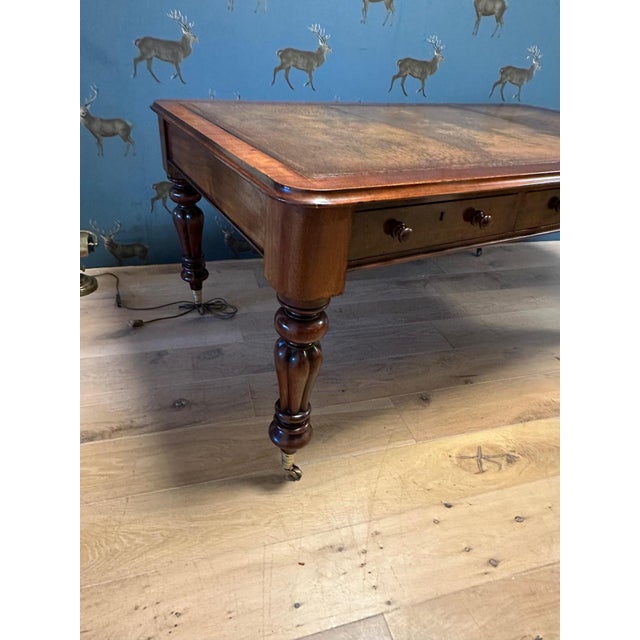 Antique Victorian Writing Table For Sale - Image 6 of 12