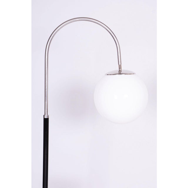1930s Bauhaus Chrome Floor Lamp by J. Halabala for Up Zavody, Czechia, 1930s For Sale - Image 5 of 13