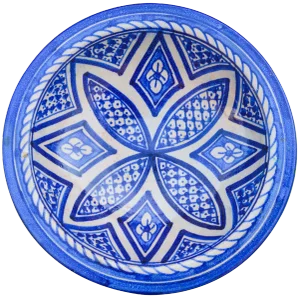 Early 20th Century Ceramic Wall Plate W/ Moresque Pattern