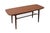 1950's Hyggebord 55 coffee table by Danish manufacturer Gorm Møbler. Made of teak with a rounded rectangular top and round...