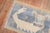 Textile Zabihi Collection Vintage Soft Blue Pictorial Turkish Rug - 1'9" x 2'7" For Sale - Image 7 of 7