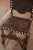 18th Century Portuguese Renaissance Carved Walnut Chair With Embossed Leather For Sale - Image 4 of 7