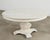 Wood Neoclassical Style Round Marble Top Pedestal Center Table For Sale - Image 7 of 12