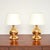 A stylish, large and very impressive pair of vintage Italian ceramic table lamps, dating from around the 1960-70’s. They...