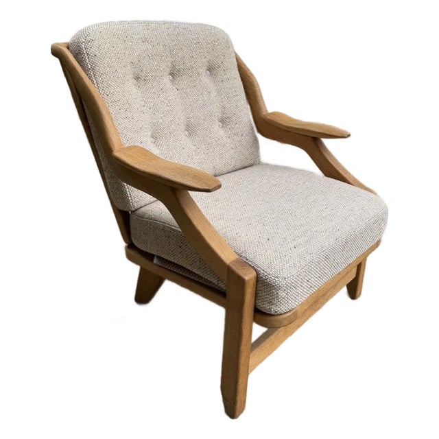 Grégoire Lounge Chair by Guillerme Et Chambron, France 1960s For Sale