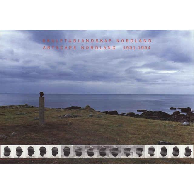 Contemporary 1991 Markus Raetz 'Skulpturelandskap Nordland' Offset Lithograph For Sale - Image 3 of 3