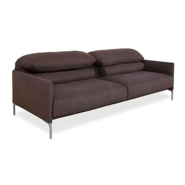 Cor Avalanche Fabric Set, Three-Seater, Two-Seater, Brown, Bronze, Red, Manual Function, Sofa, Couch, Set of 2 For Sale - Image 6 of 18