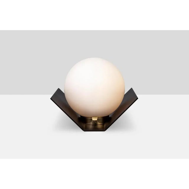 Twain ex jet black wall light by lexavala dimensions: w 16 x d 16 x h 13 cm materials: brass or stainless steel ring...