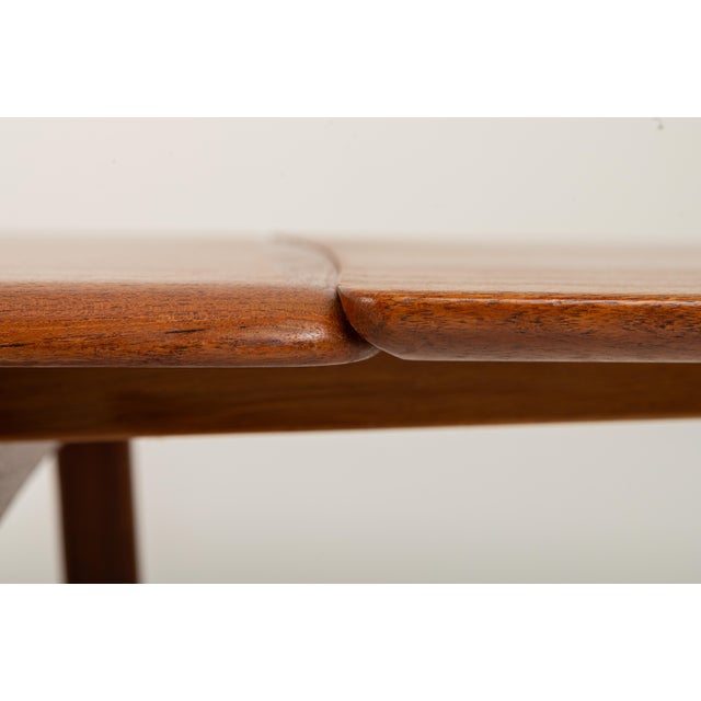 Brown Vintage Extendable Dining Table by Svend Aage Madsen for K. Knudsen & Søn, 1960s For Sale - Image 8 of 9
